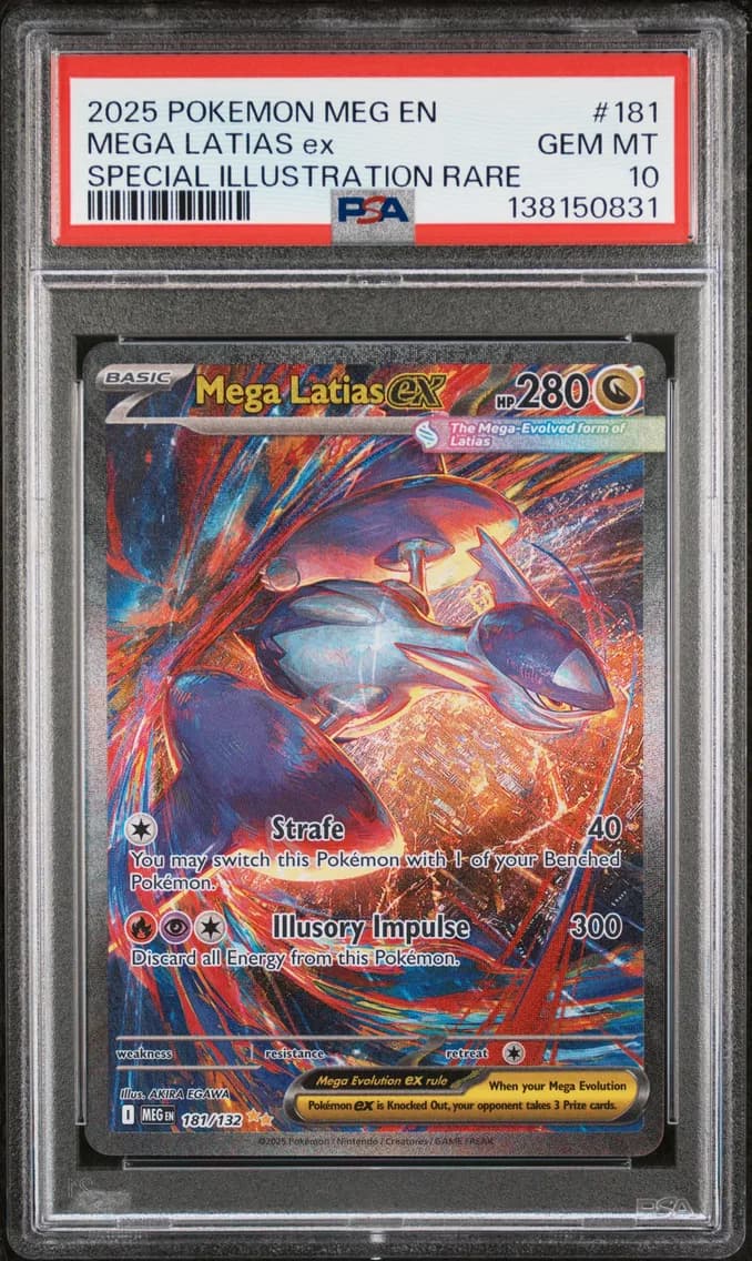 Mega Latias EX, Mega Evolution, PSA 10