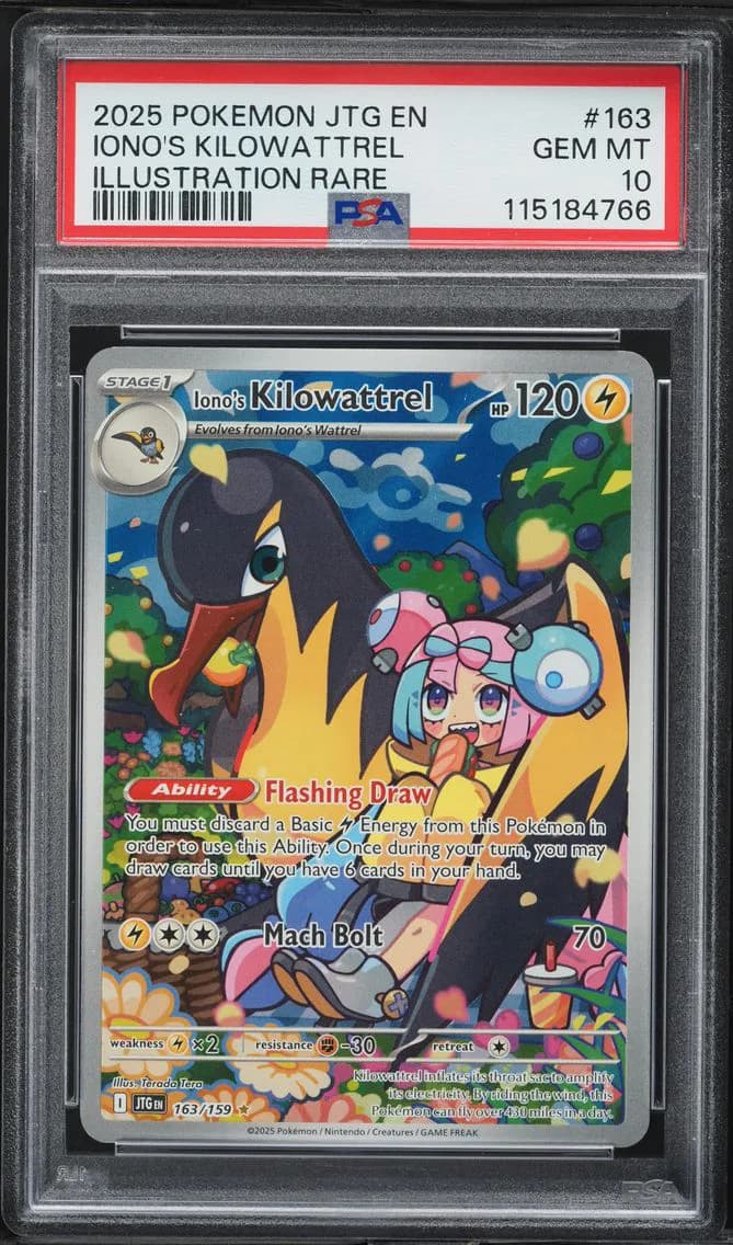Iono's Kilowattrel, Journey Together, PSA 10
