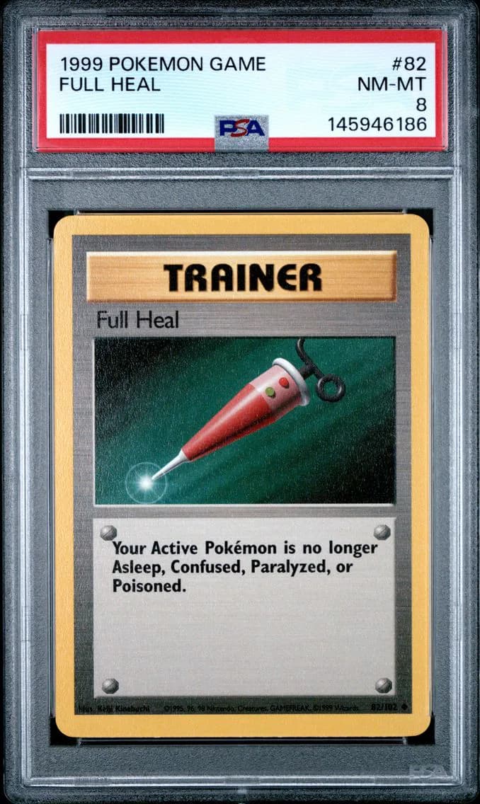 Full Heal, Game, PSA 8