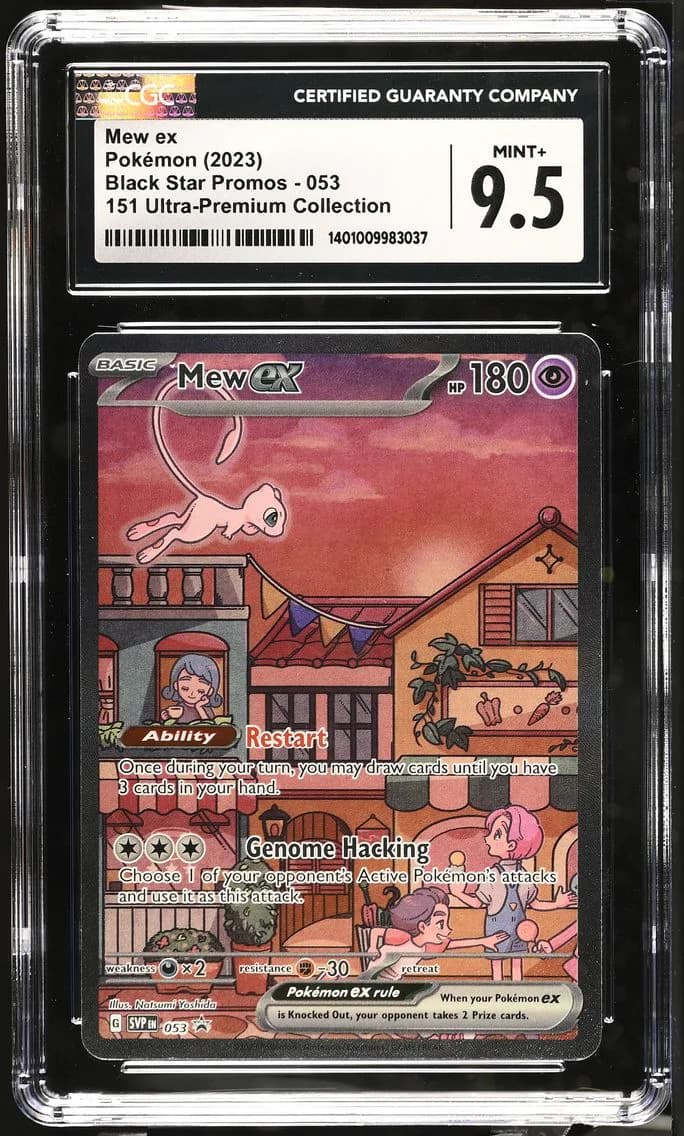 Mew ex, Black Star Promos - Scarlet & Violet SVPEN, CGC 9.5
