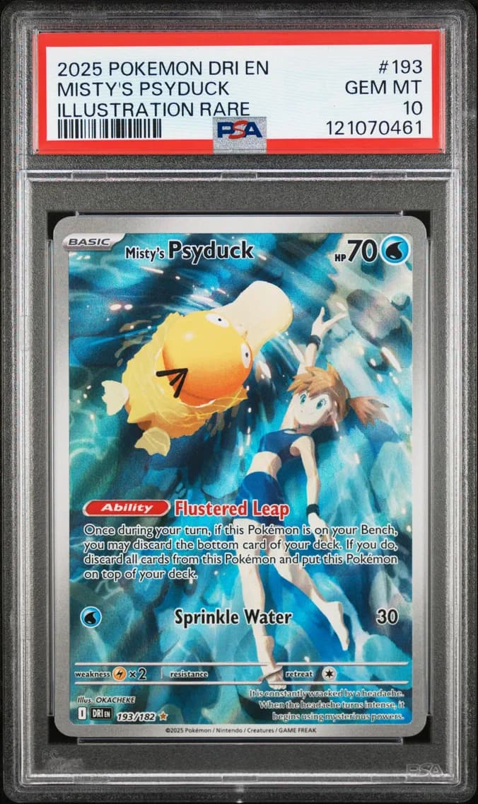 Misty's Psyduck, Destined Rivals, PSA 10