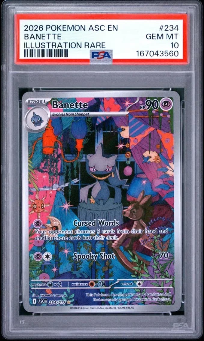 Banette, Ascended Heroes, PSA 10