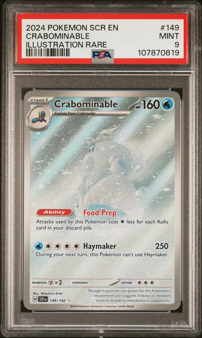 Crabominable, Stellar Crown, PSA 9