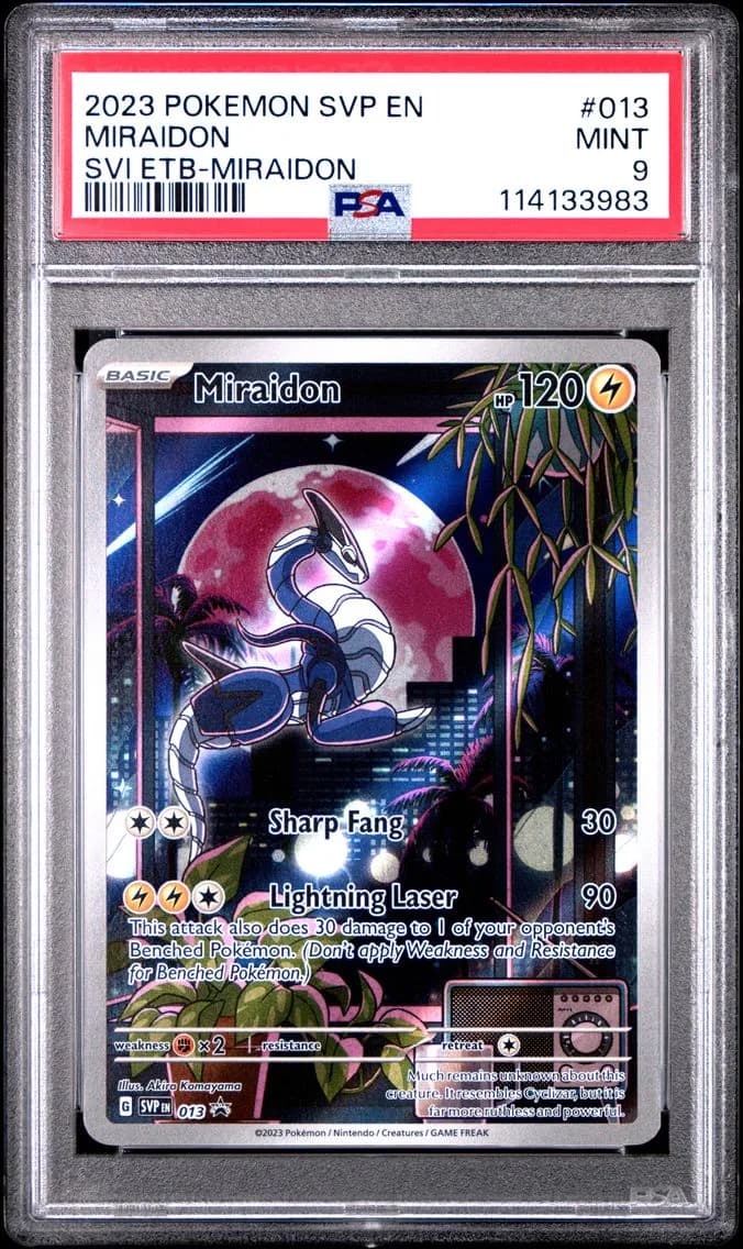 Miraidon, SV Black Star Promo, PSA 9