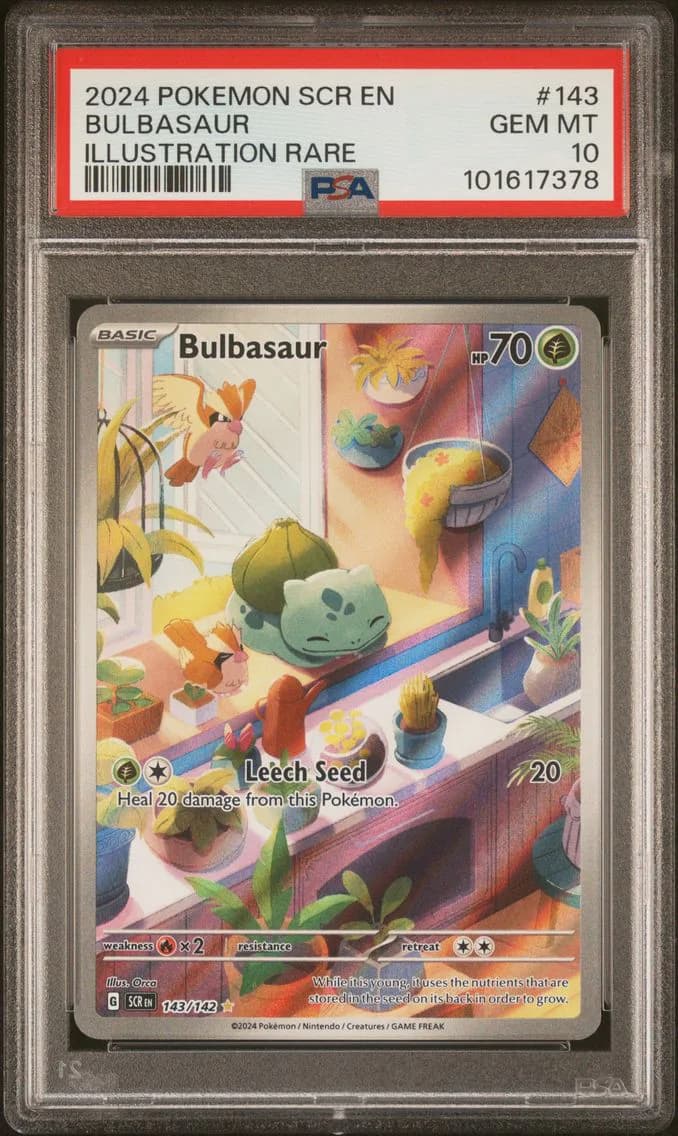 Bulbasaur, Stellar Crown, PSA 10