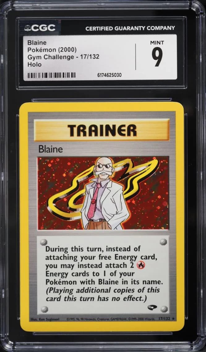 Blaine, Gym Challenge - Unlimited, CGC 9