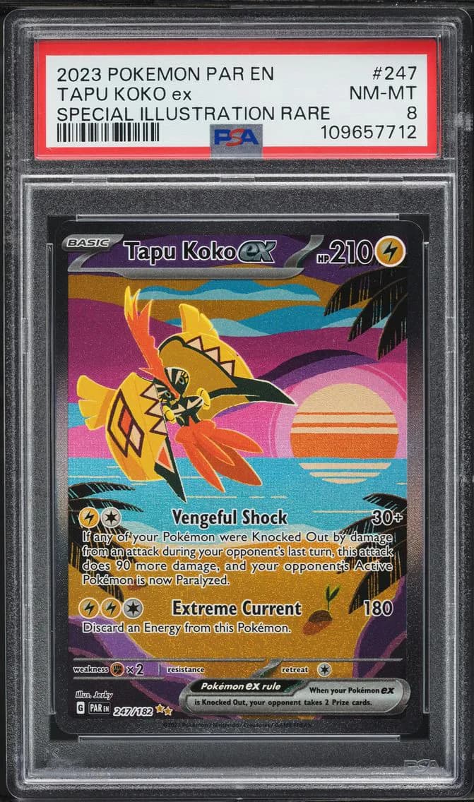 Tapu Koko EX, Paradox Rift, PSA 8