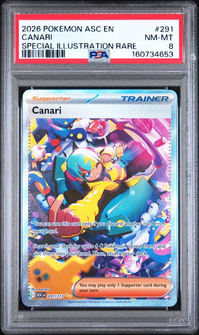 Canari, Ascended Heroes, PSA 8