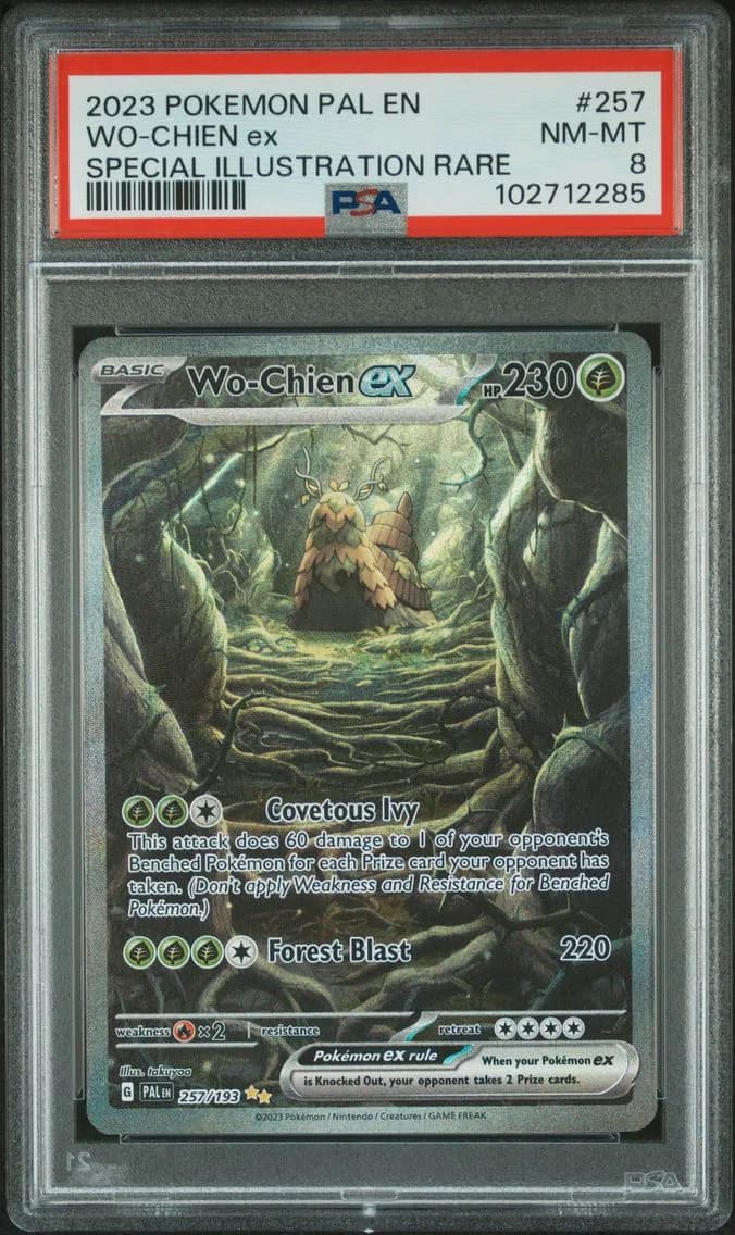 Wo-Chien, Paldea Evolved, PSA 8