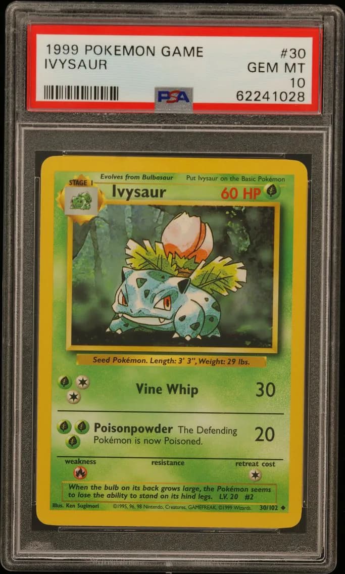 Ivysaur, Game, PSA 10