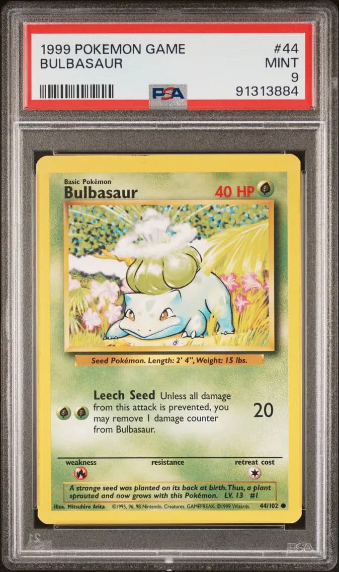 Bulbasaur, Game, PSA 9
