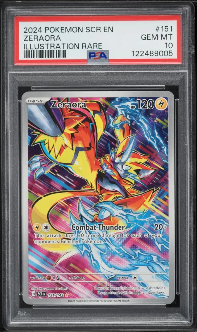 Zeraora, Stellar Crown, PSA 10
