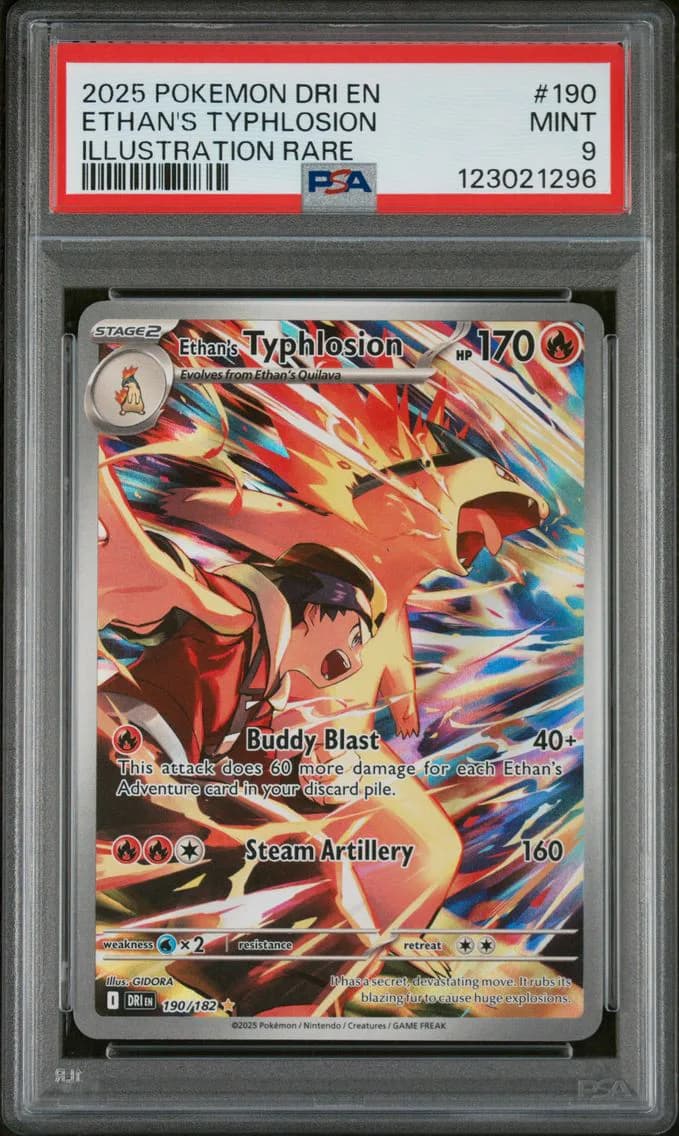 Ethan's Typhlosion, Destined Rivals, PSA 9