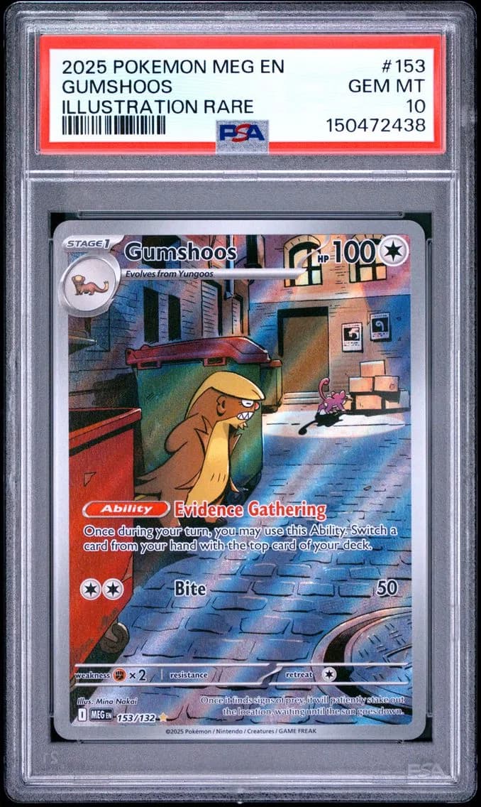 Gumshoos, Mega Evolution, PSA 10