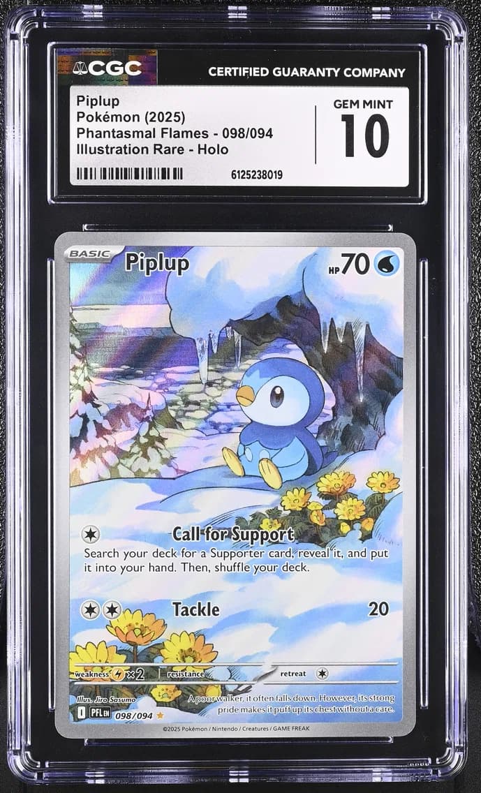 Piplup, Phantasmal Flames, CGC 10