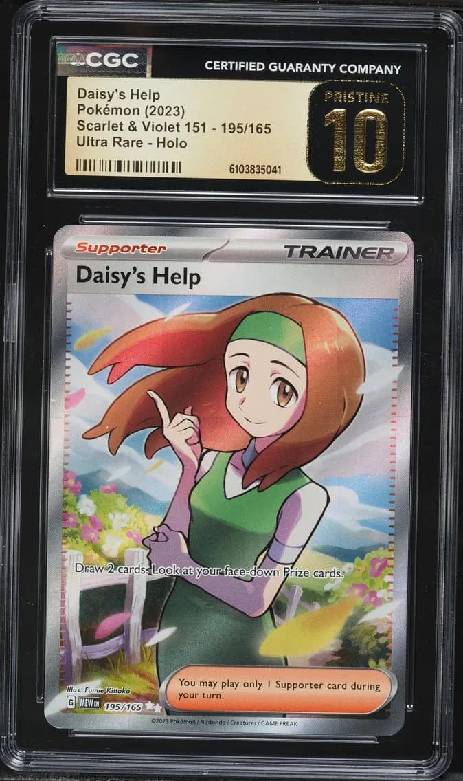 Daisy's Help, Scarlet & Violet 151, CGC 10