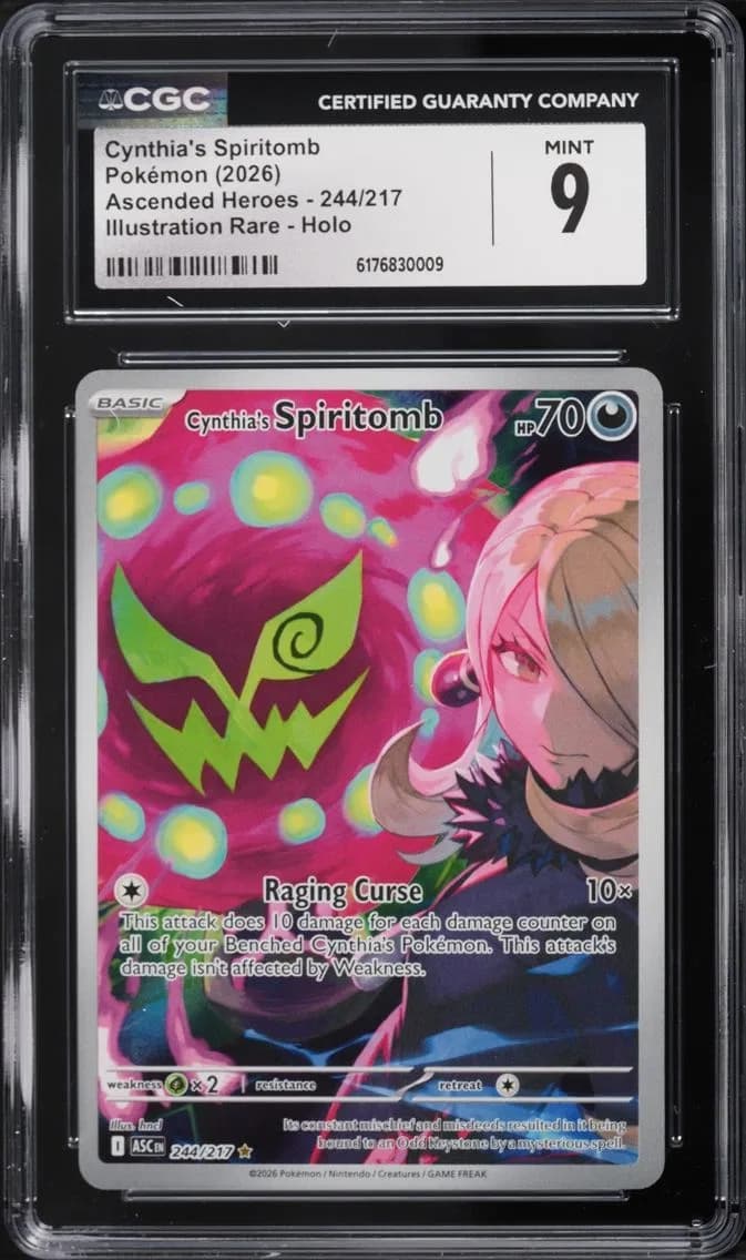 Cynthia's Spiritomb, Ascended Heroes, CGC 9