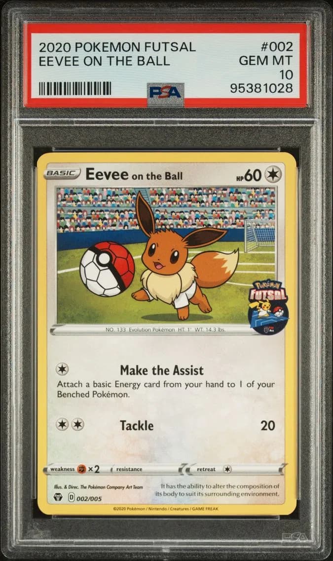 Eevee on the Ball, Futsal, PSA 10