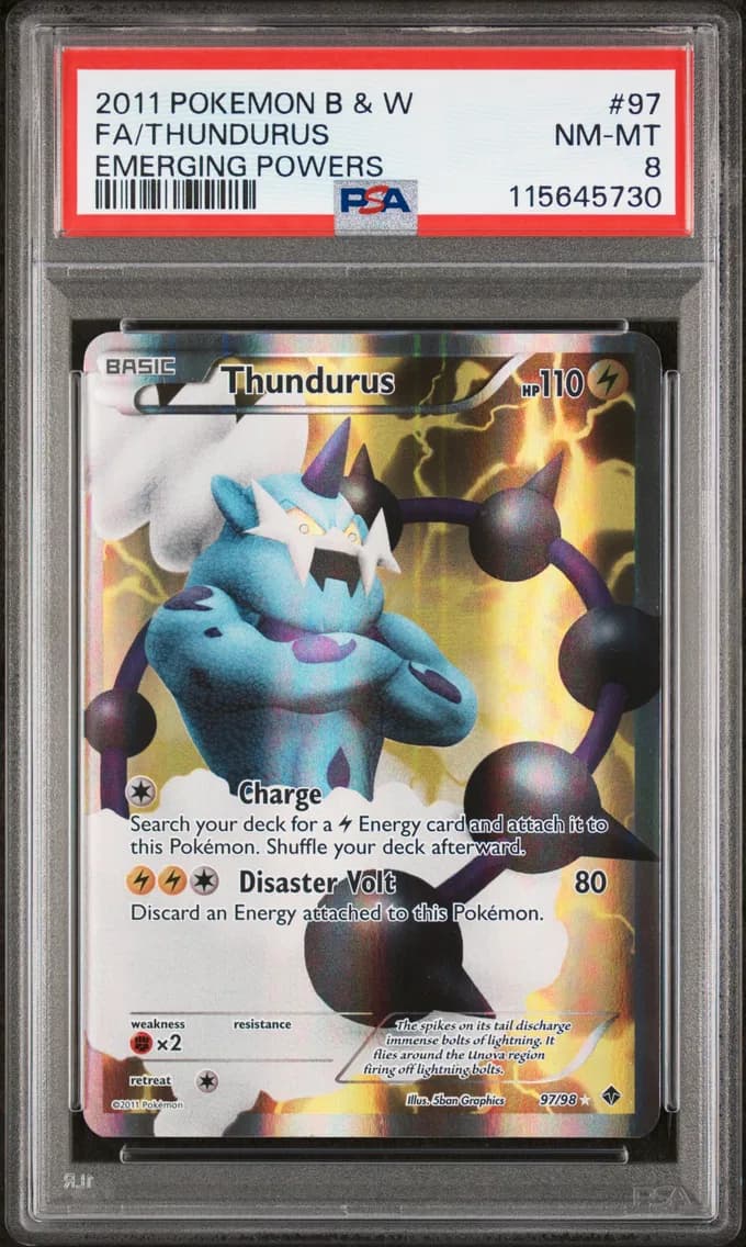Thundurus, Black & White Emerging Powers, PSA 8