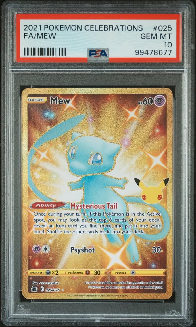 Mew, Celebrations, PSA 10