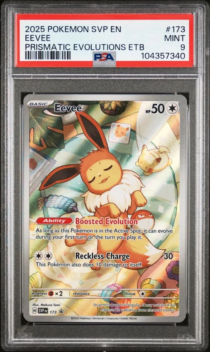 Eevee, SV Black Star Promo, PSA 9