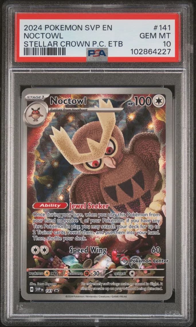Noctowl, SV Black Star Promo, PSA 10