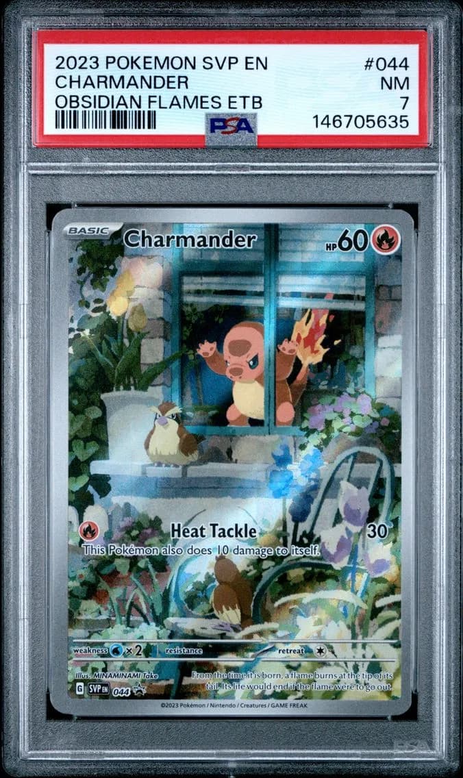 Charmander, SV Black Star Promo, PSA 7