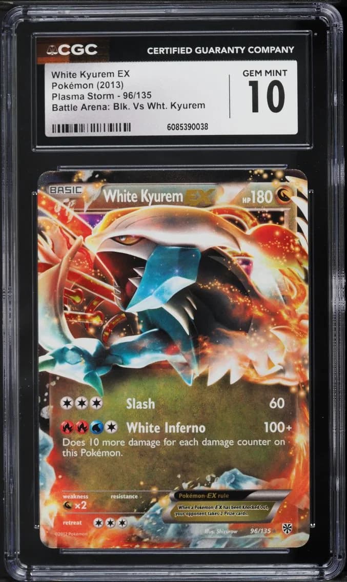 White Kyurem EX, Plasma Storm, CGC 10