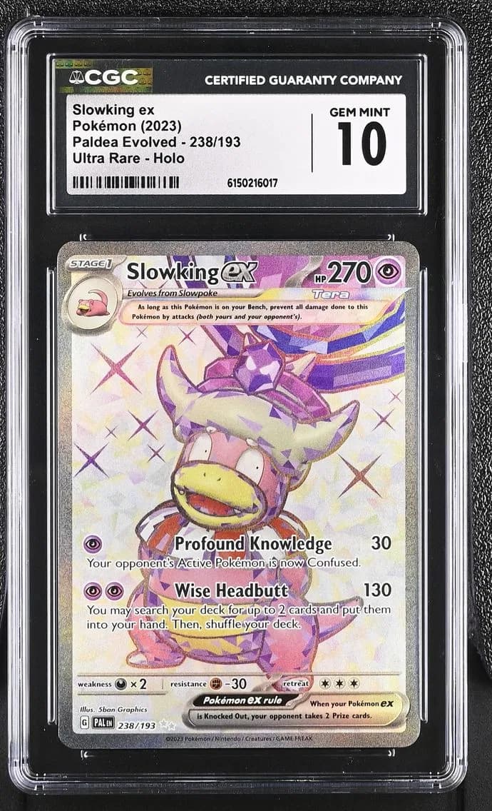 Slowking ex, Paldea Evolved, CGC 10