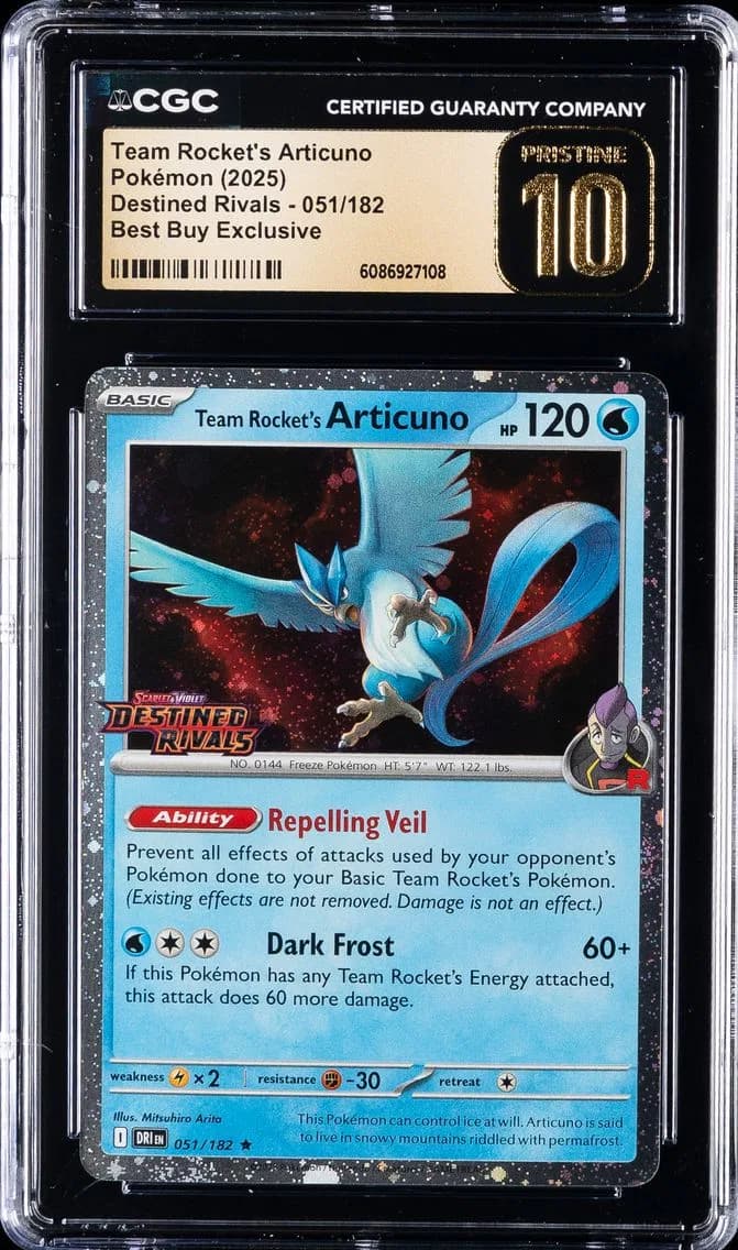 Team Rocket's Articuno, Destined Rivals, CGC 10