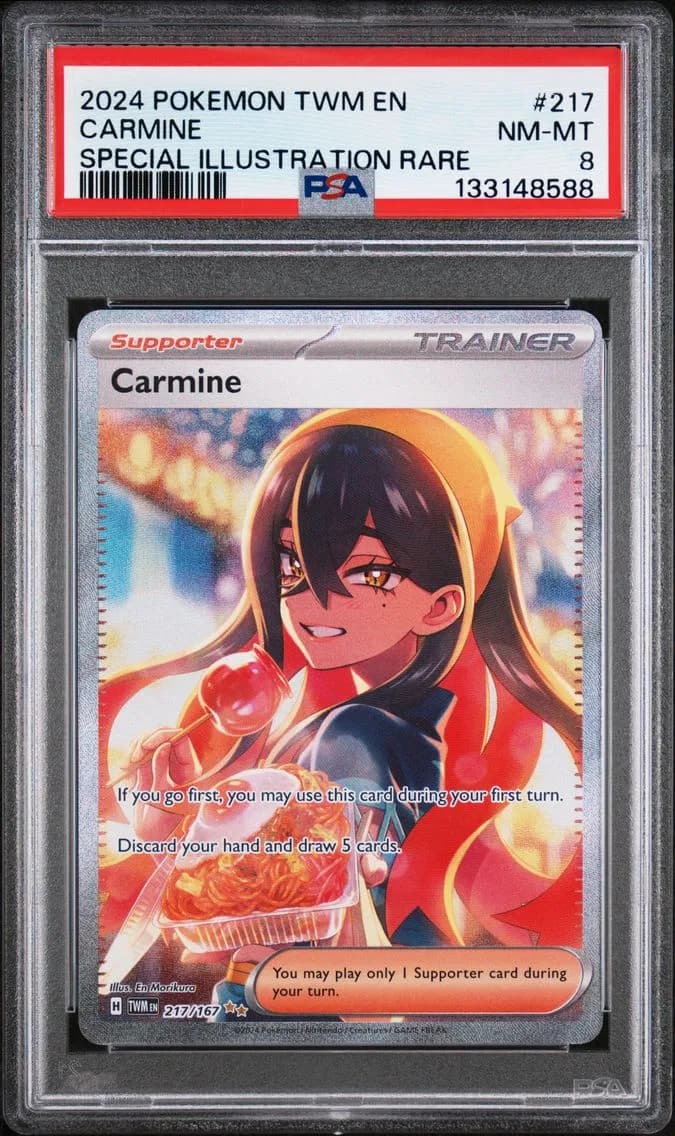 Carmine, Twilight Masquerade, PSA 8