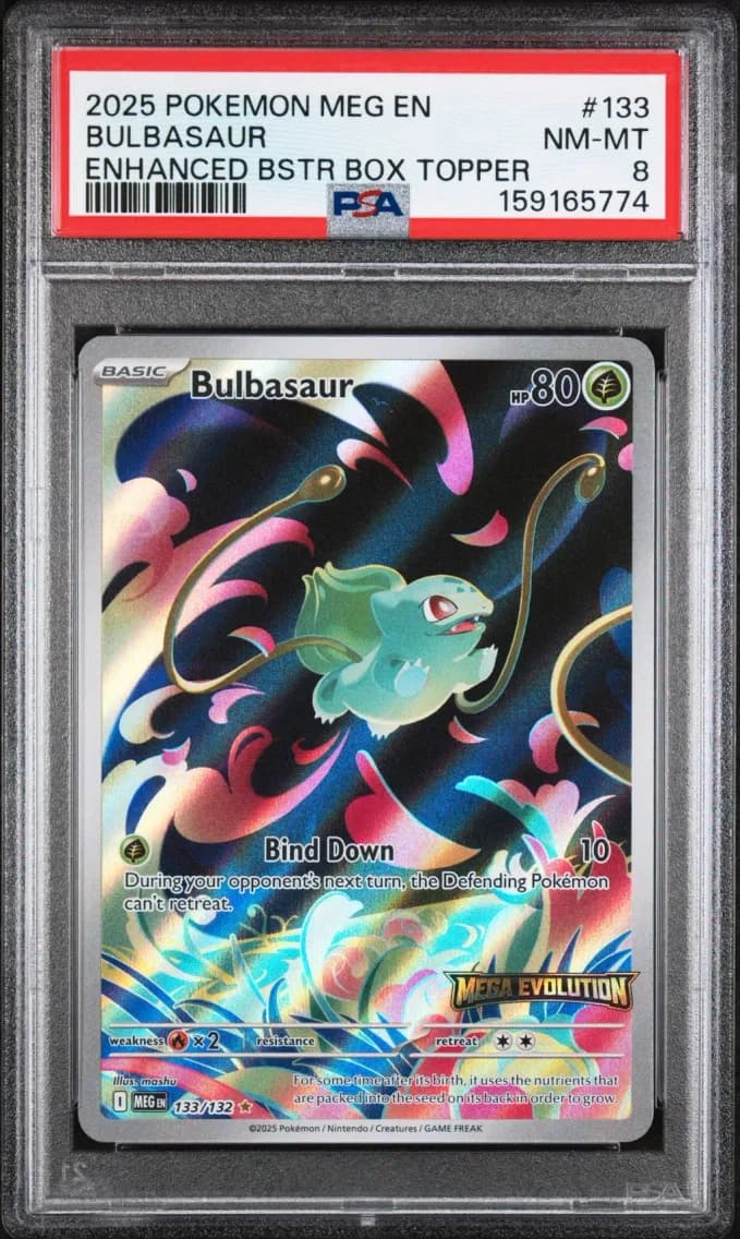 Bulbasaur, Mega Evolution, PSA 8