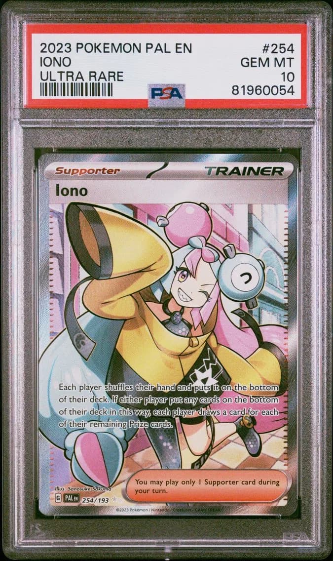 Iono, Paldea Evolved, PSA 10