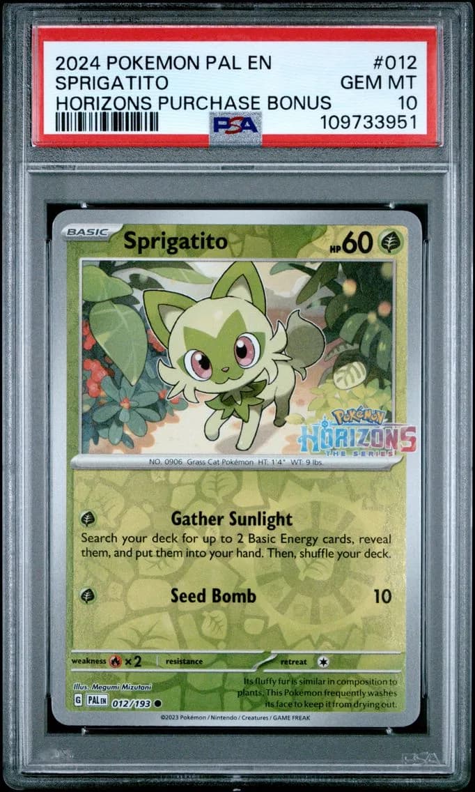 Sprigatito, Paldea Evolved, PSA 10