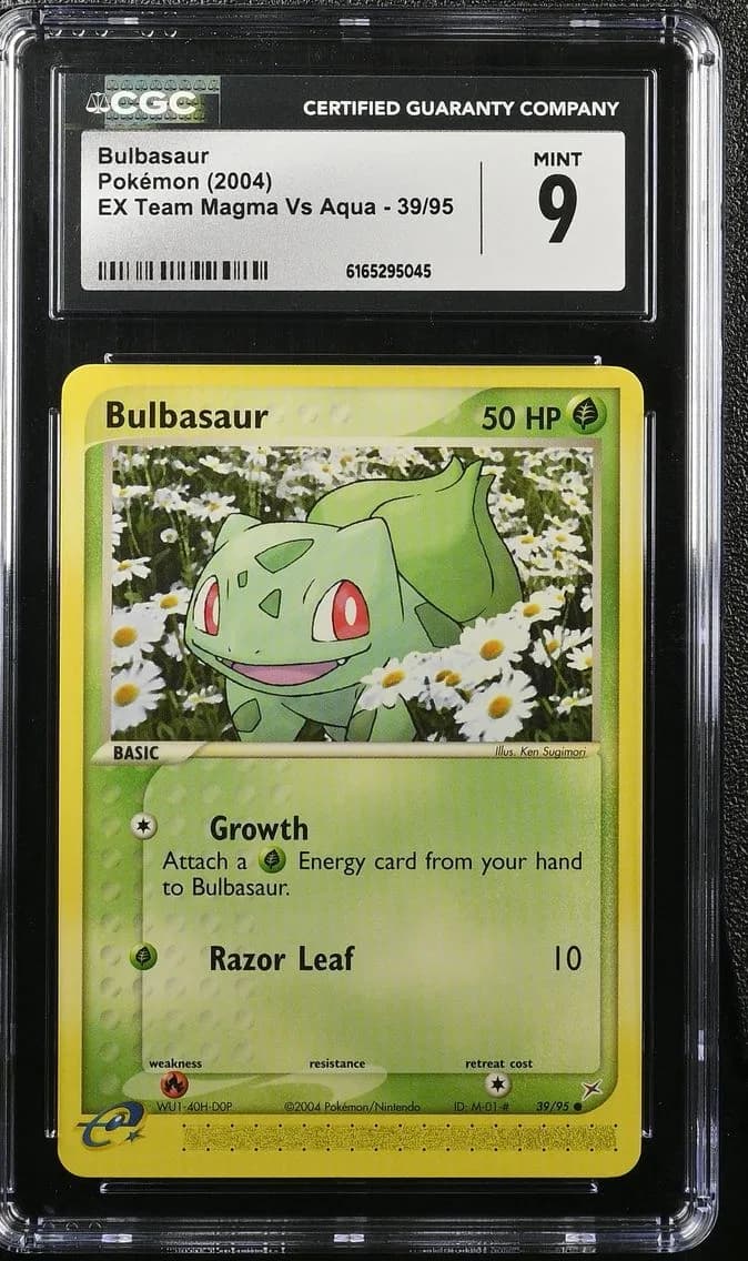 Bulbasaur, EX Team Magma Vs Team Aqua, CGC 9