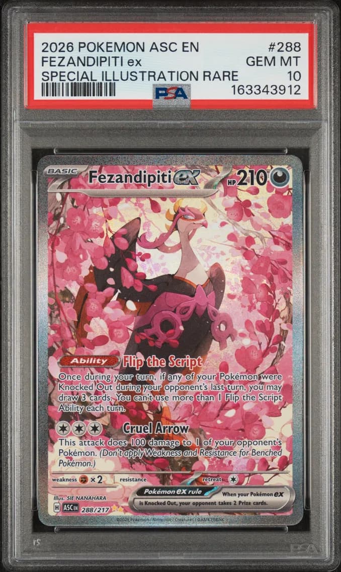 Fezandipiti EX, Ascended Heroes, PSA 10