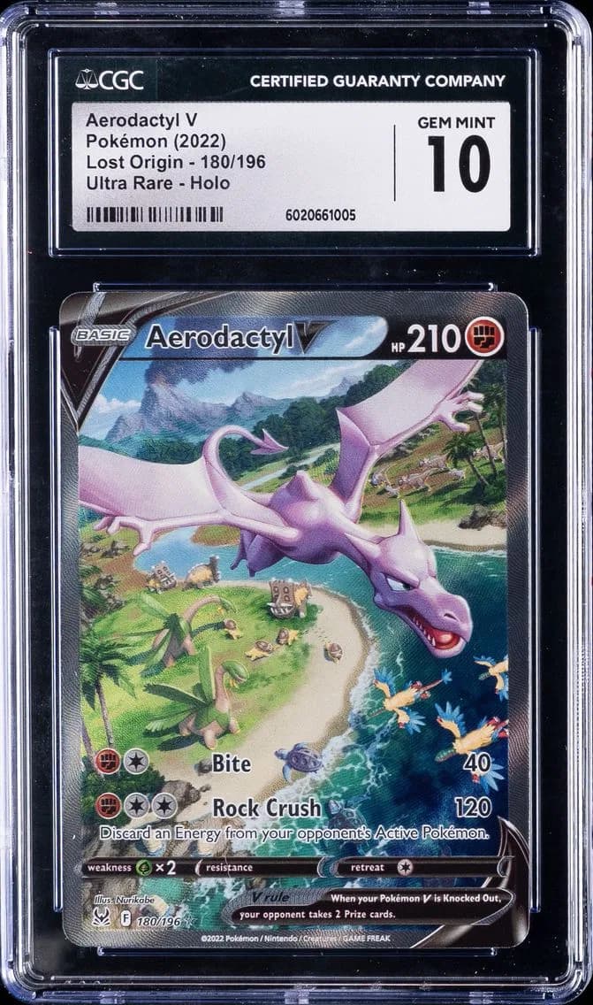 Aerodactyl V, Lost Origin, CGC 10
