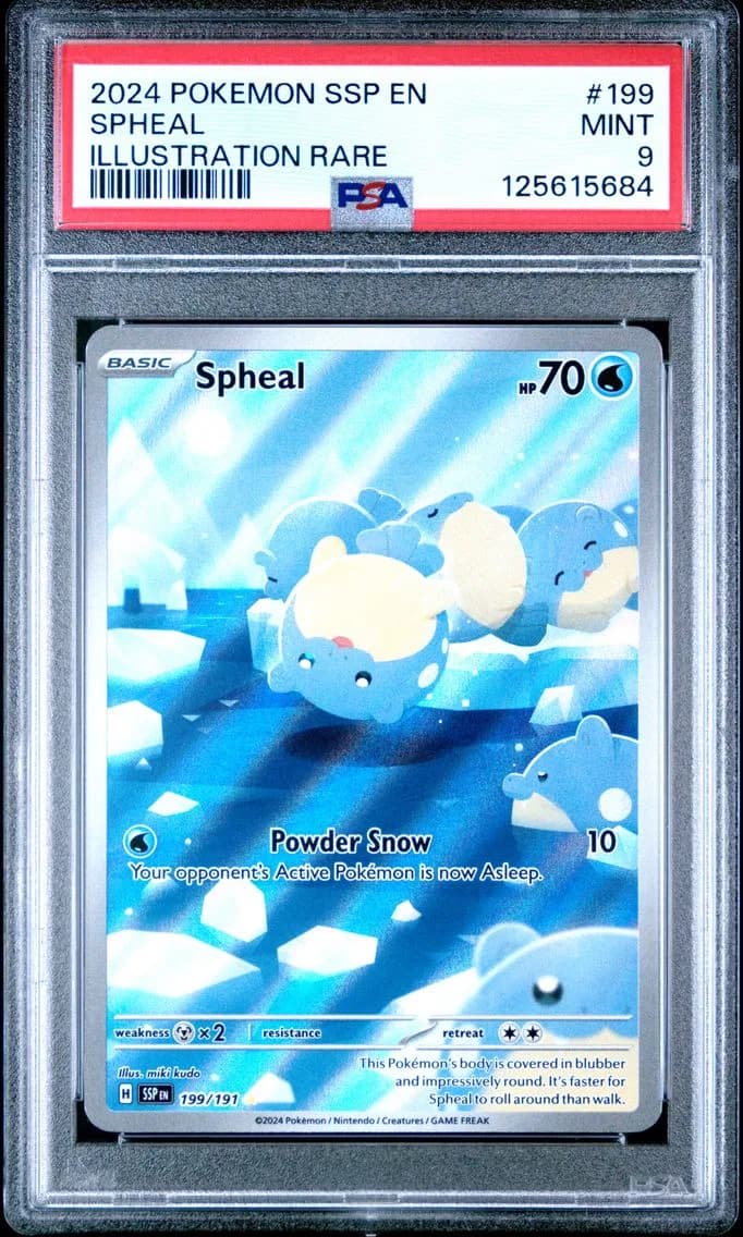 Spheal, Surging Sparks, PSA 9