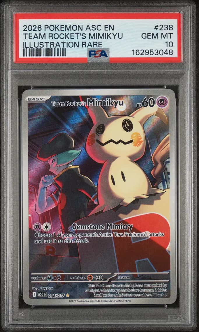 Team Rocket's Mimikyu, Ascended Heroes, PSA 10