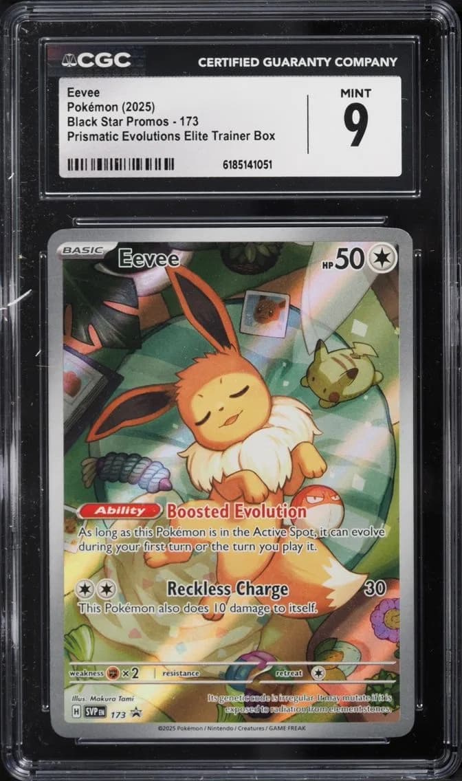 Eevee, Black Star Promos - Scarlet & Violet SVP EN, CGC 9
