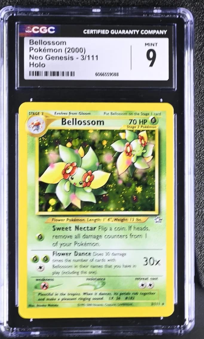 Bellossom, Neo Genesis - Unlimited, CGC 9