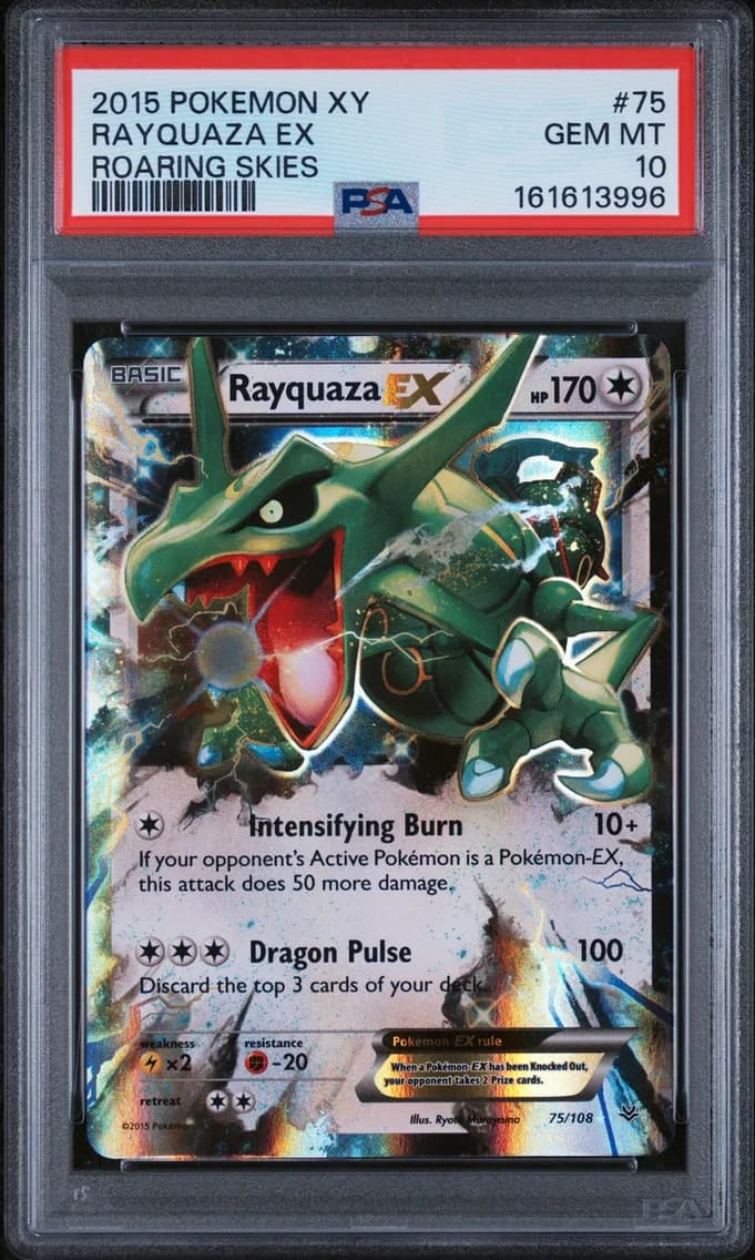 Rayquaza EX, XY Roaring Skies, PSA 10