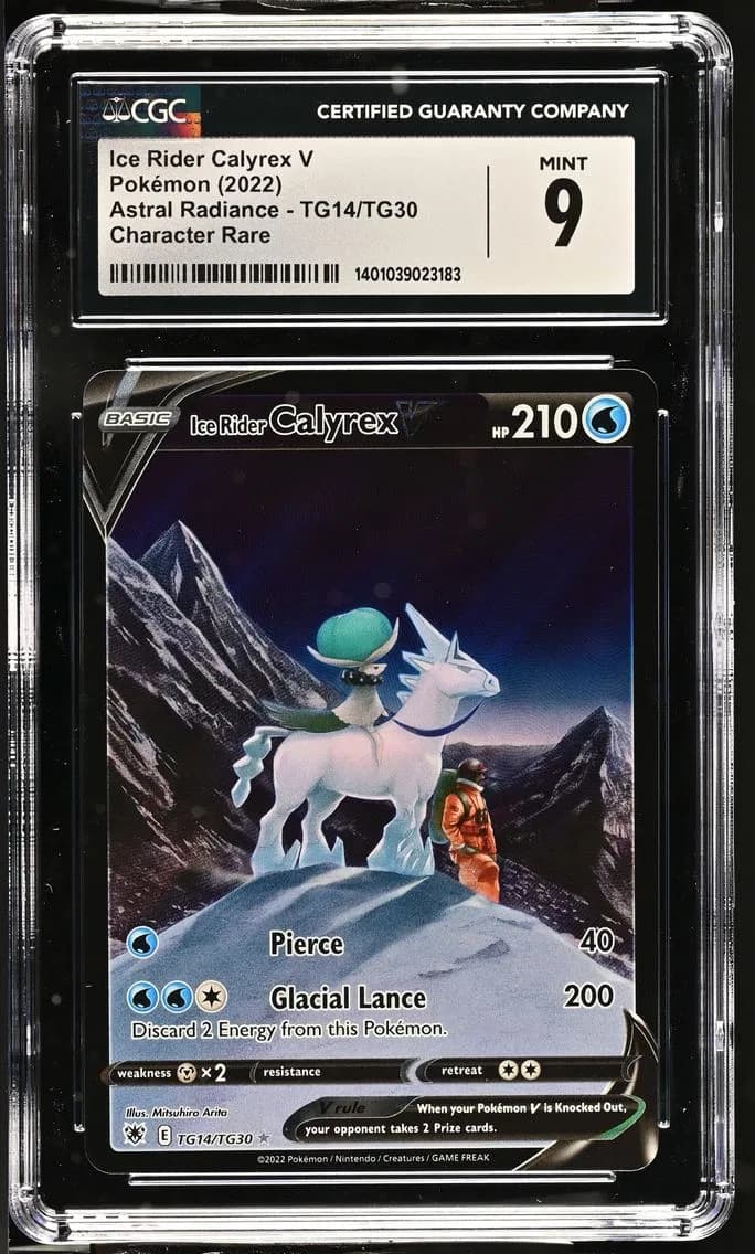 Ice Rider Calyrex V, Astral Radiance, CGC 9