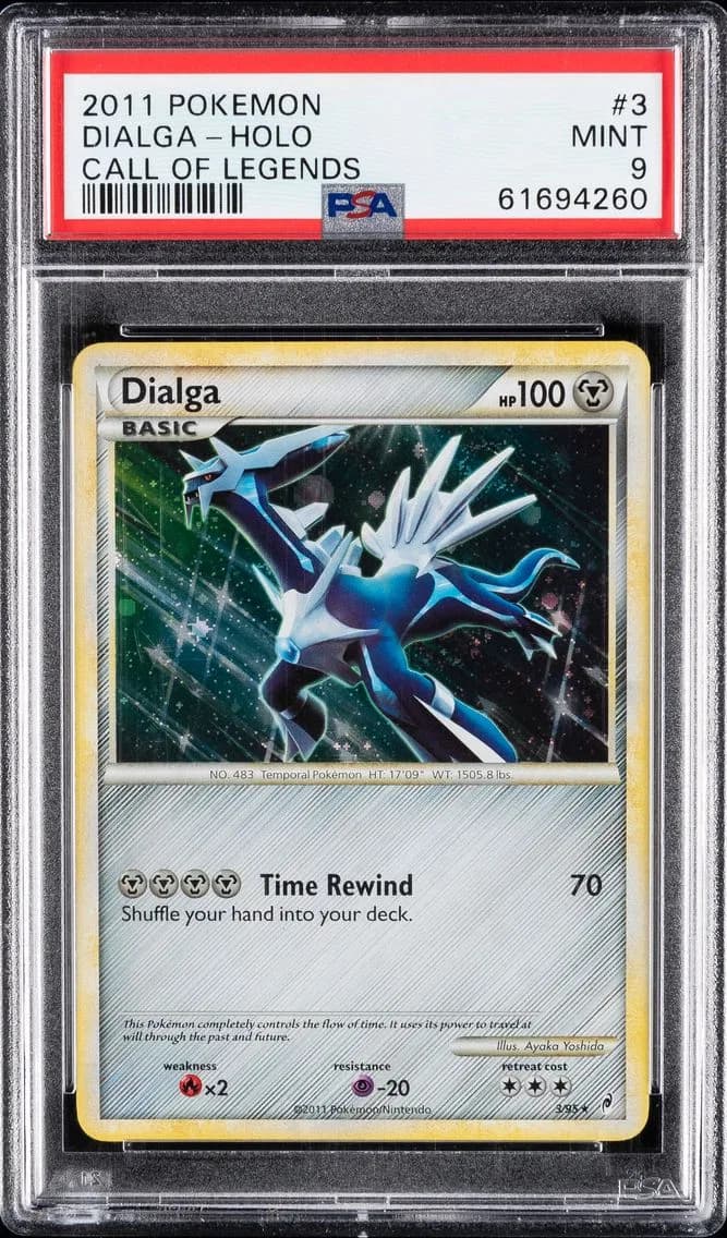 Dialga-Holo, Call of Legends, PSA 9