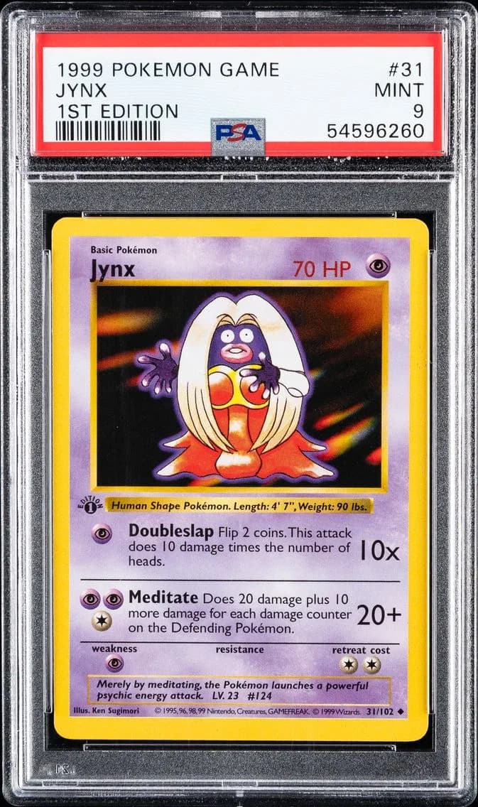 Jynx 1st Edition, Game, PSA 9