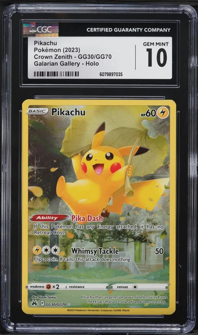 Pikachu, Crown Zenith, CGC 10