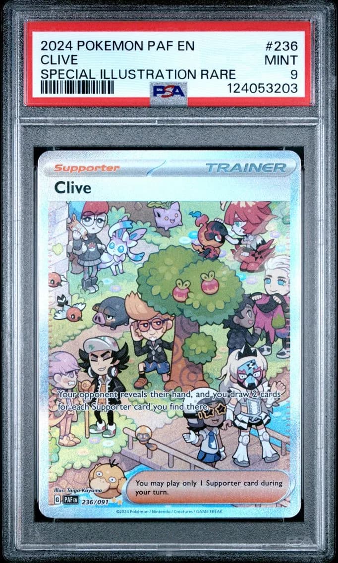 Clive, Paldean Fates, PSA 9