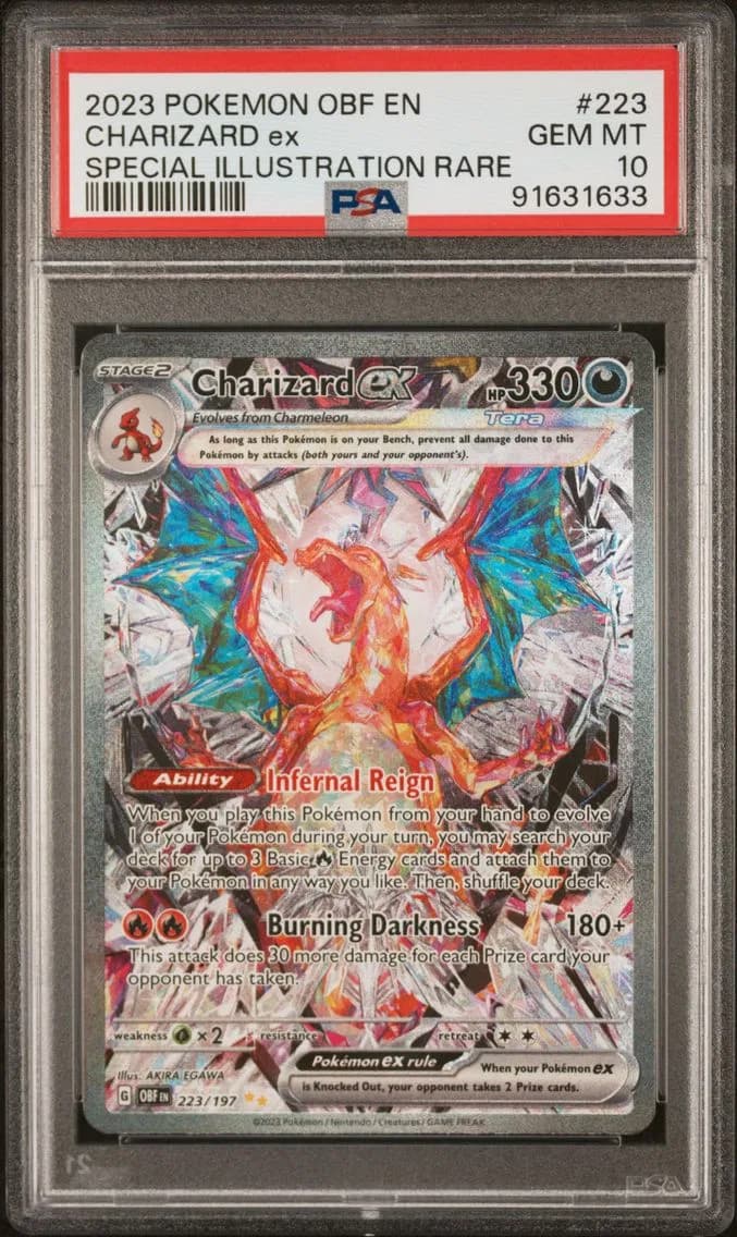 Charizard EX, Obsidian Flames, PSA 10