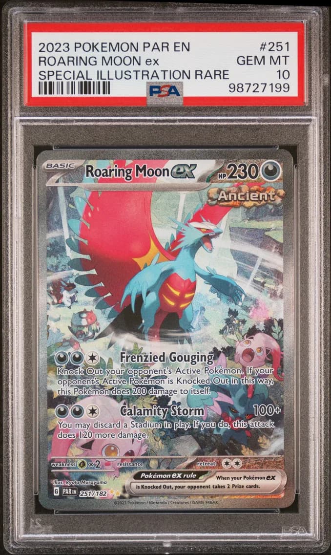 Roaring Moon EX, Paradox Rift, PSA 10