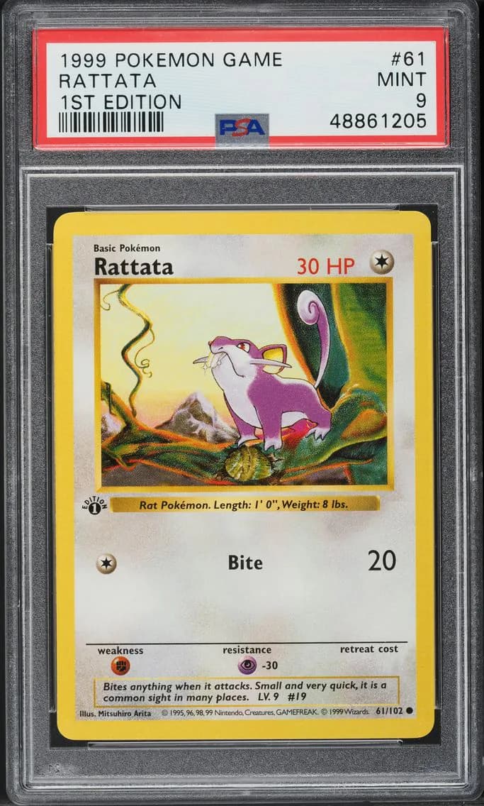 Rattata, Game, PSA 9